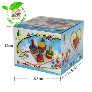 Bộ 5 cọc thả hình logic