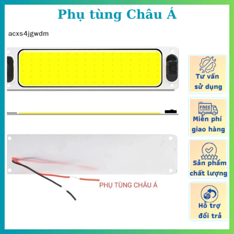 Đèn thùng, led trần mẫu mới COB siêu sáng. đèn ca bin chống va đập điện chung 12v ,24v