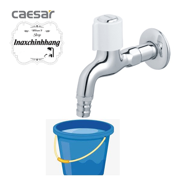 Vòi Lạnh Gắn Tường CAESAR WP037C - Có Mỏ