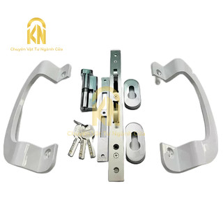 Bộ khoá cửa lùa xingfa tay khoá C hệ 55 xingfa