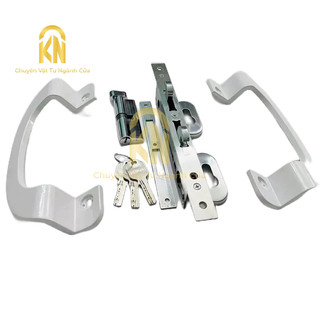 Bộ khoá cửa lùa xingfa tay khoá C hệ 55 xingfa