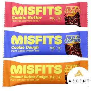 Bánh protein bar cho nữ Misfits hàm lượng đạm cao : 1 thanh 50g
