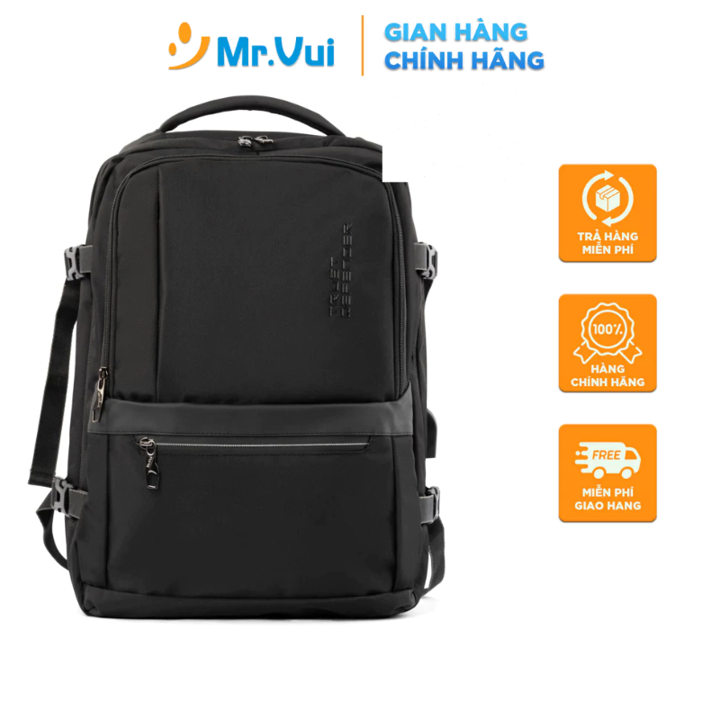 Balo Laptop Mr. Vui BLLT1016 ngăn laptop 17 inch thích hợp cho đi học và đi làm (46 x 33 x 22 cm)