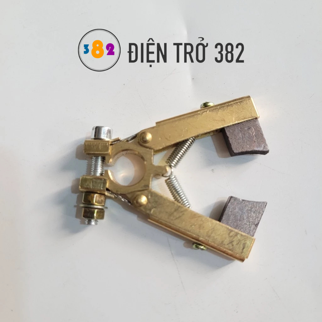 Giá đỡ chổi than đôi chất liệu đồng được sử dụng cho các vành góp, cổ góp điện (kích thước 6mmx12mm)