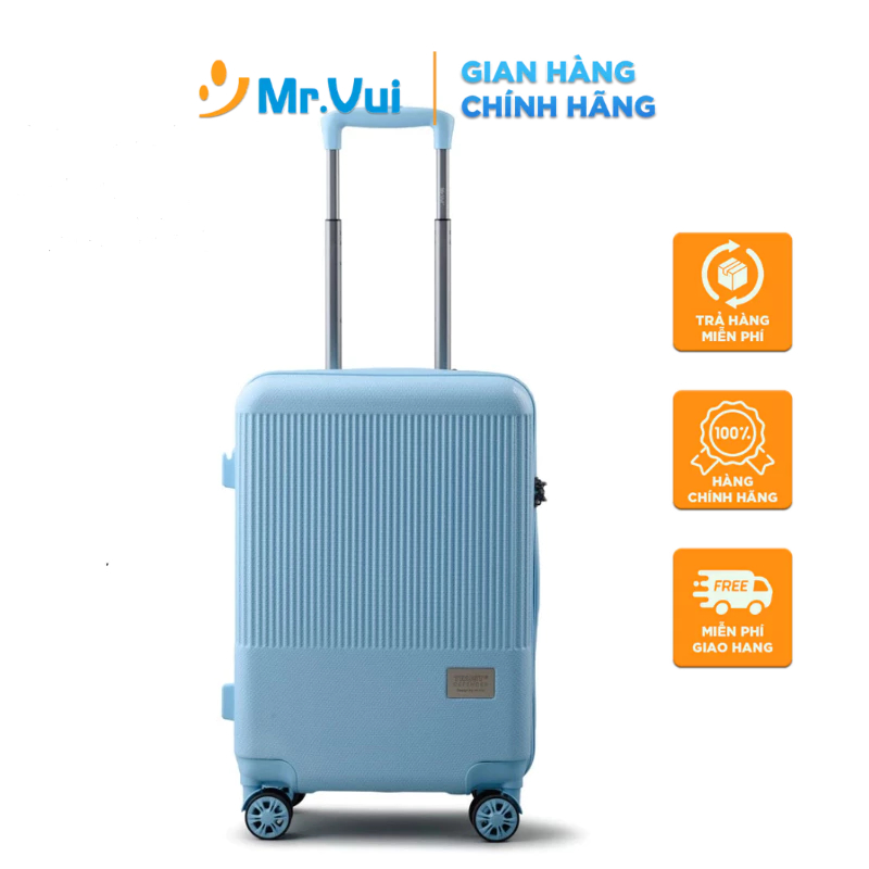 Vali nhựa Mr Vui VLC 209 size 20 inch vali xách tay thời trang (53 x 28 x 33 cm)