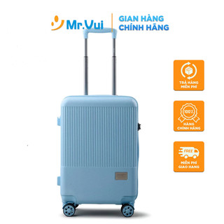  Vali nhựa Mr Vui VLC 209 size 20 inch vali xách tay thời trang  53 x 28 x 33 cm  