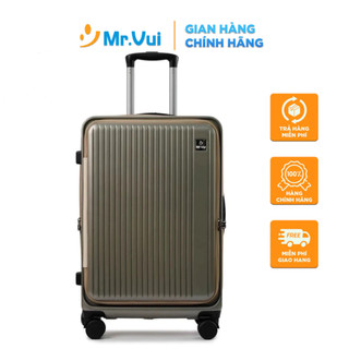  Vali nhựa Mr Vui VLC205 size 24 inch vali ký gửi thời trang  64 x 41 x 33 cm  