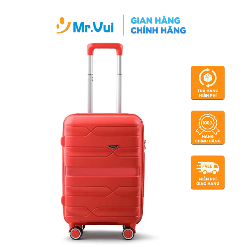 Vali nhựa Mr Vui VLC 211- 20 inch vali xách tay thời trang (53 x 28 x 33 cm)