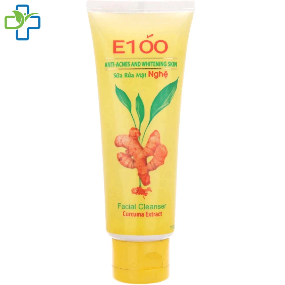 Sữa rửa mặt nghệ E100 100g