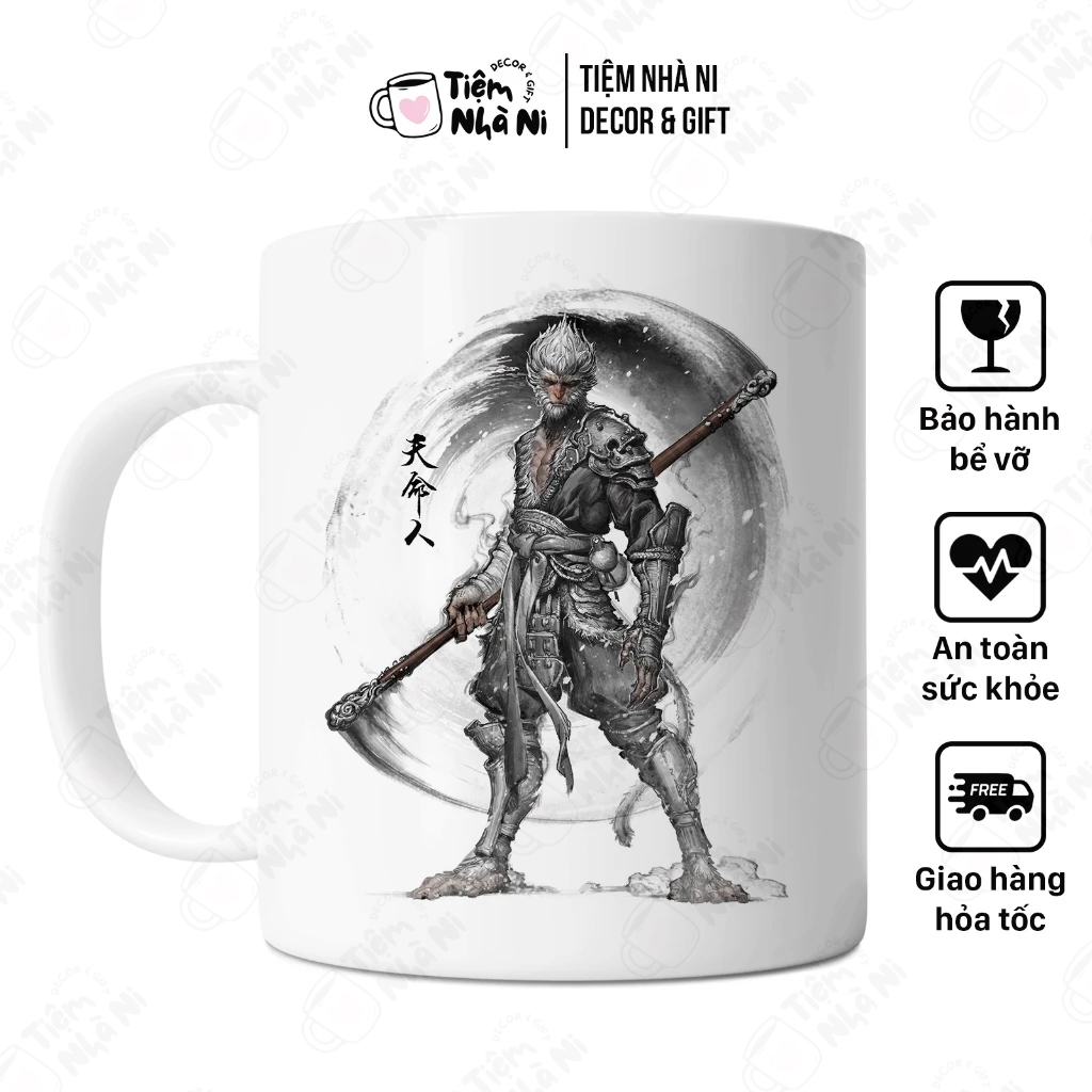 Ly sứ in hình Wukong - Black Myth Wukong