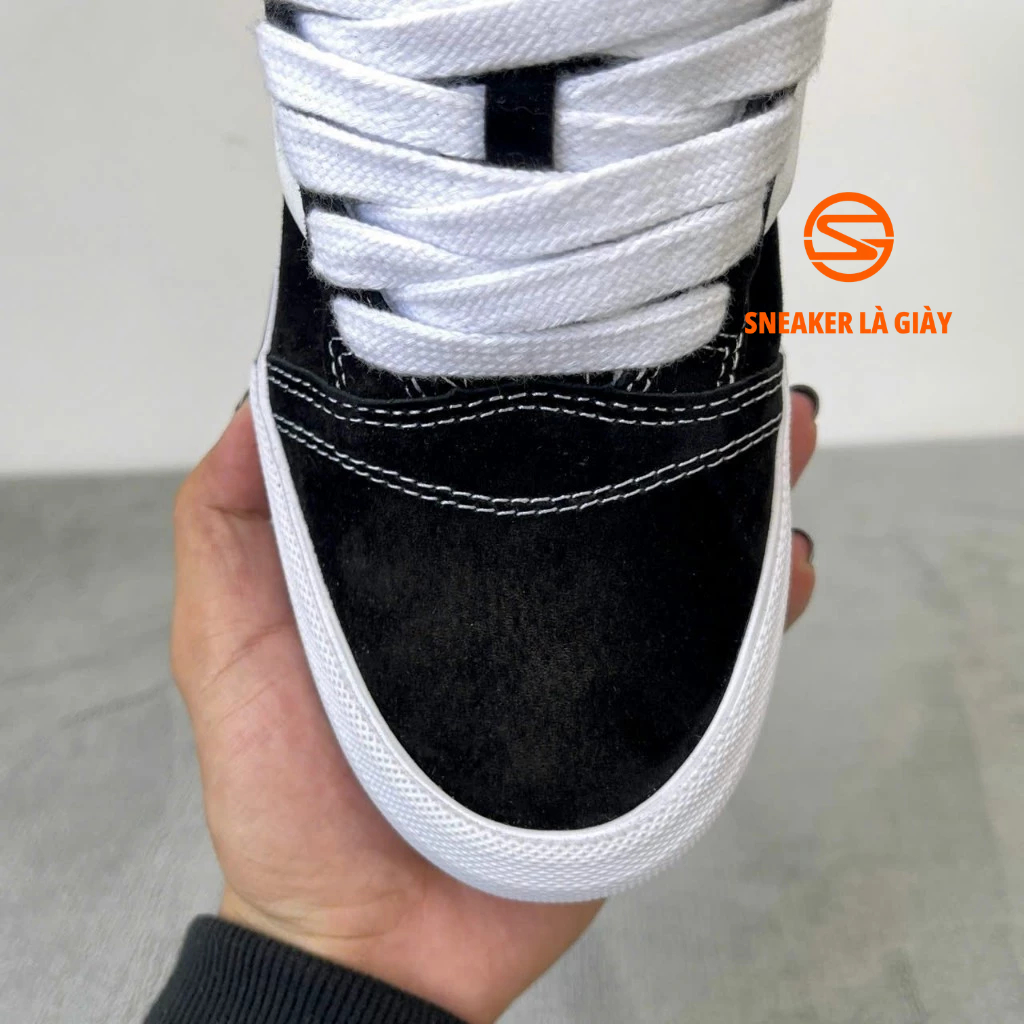 Giày sneaker cổ thấp Vans Béo Knu Đen Fullbox