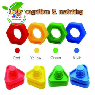 Túi ốc vít nhựa to rèn vận động tinh