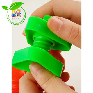 Túi ốc vít nhựa to rèn vận động tinh