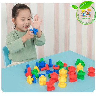 Túi ốc vít nhựa to rèn vận động tinh