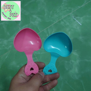 Muỗng tim dụng cụ múc thức ăn hamster