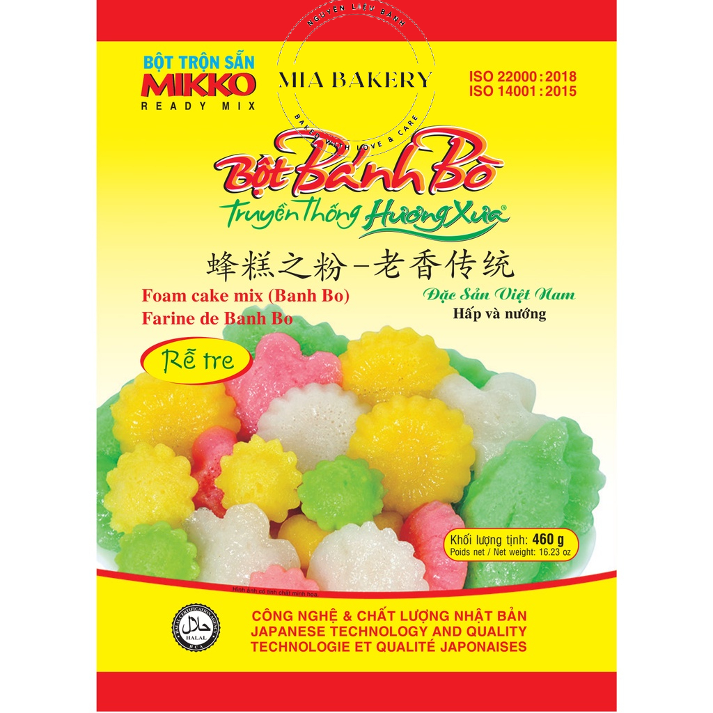 Bột bánh bò Mikko Hương Xưa gói 460g