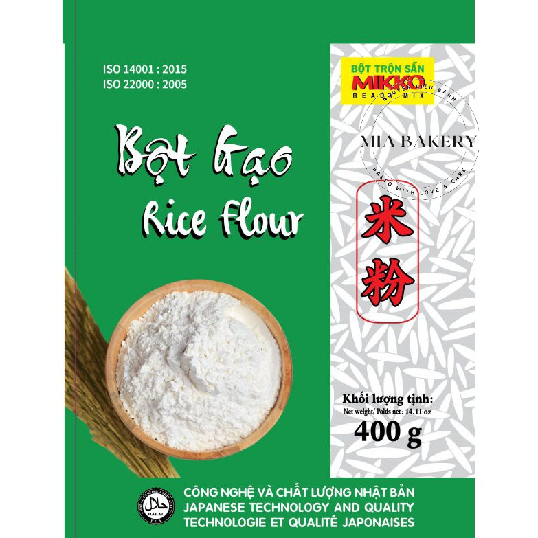 Bột gạo MIKKO HƯƠNG XƯA 400gr - Hàng Chính Hãng Siêu Rẻ