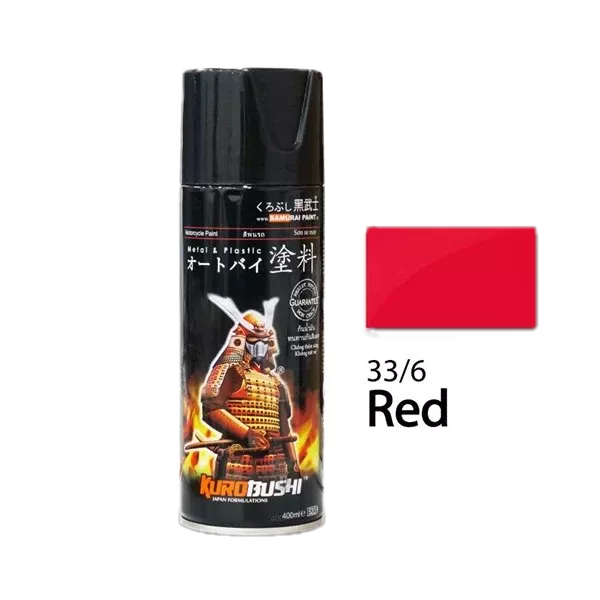 Sơn xịt Màu Đỏ 33/6 Chính hãng Samurai