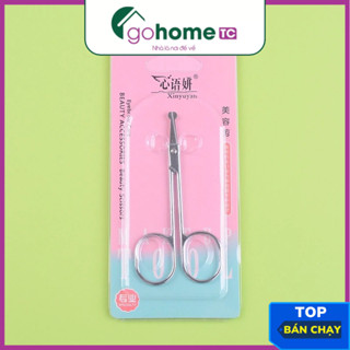 Combo 2 kéo cắt tỉa lông mũi GoHome KCTLM - An toàn, sắc bén, không đau, dễ sử dụng