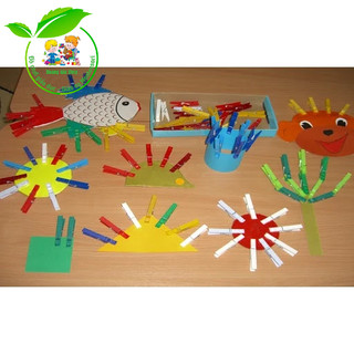 Set 50 Kẹp gỗ 7cm