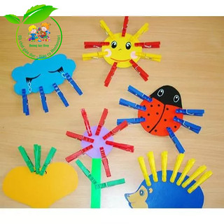 Set 50 Kẹp gỗ 7cm