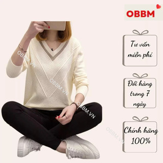 áo len nữ đẹp ( cổ tim V) mặc cực xinh, dễ phối đồ