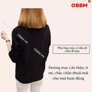 áo len nữ đẹp ( cổ tim V) mặc cực xinh, dễ phối đồ