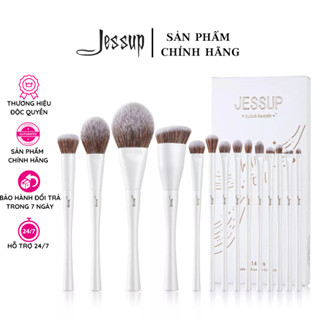 Bộ Cọ Cá Nhân Chuyên Nghiệp 14 Cây Lông Mềm JESSUP Cloud Dancer Makeup Brushes Collection