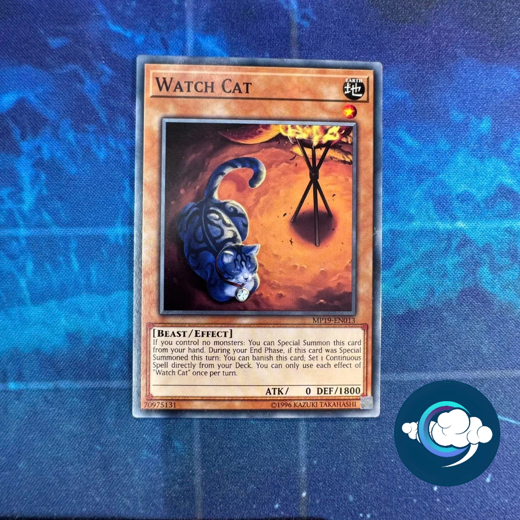 Thẻ bài YugiOh (UK) MP19-EN013; Watch Cat; Common (Unli)