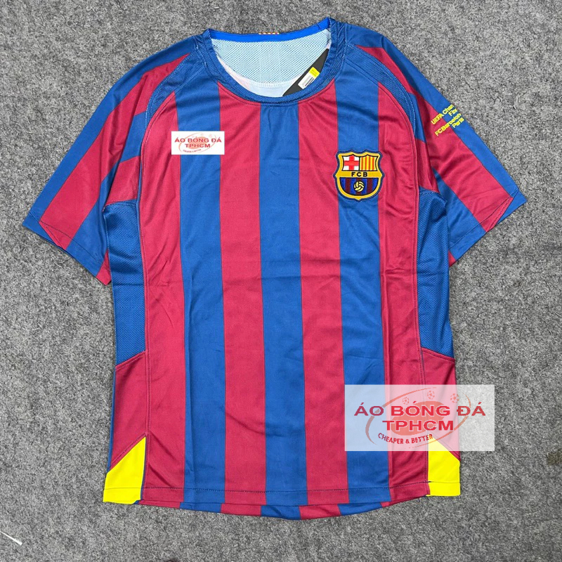 Retro.BARCA 2006 -  Áo Bóng Đá RETRO CLASSIC hàng Thái cao cấp - Retro.BARCA sọc2006