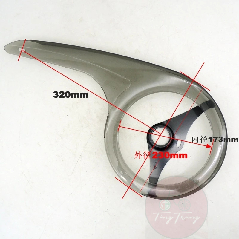 Chắn xích / hộp nhựa xe đạp cho đùi đĩa 53 / 52 / 50 / 48 / 46 / 44 / 42 / 38 / 36 / 32 Răng