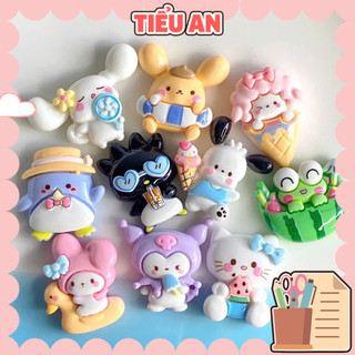 Combo 05 Charm ngẫu nhiên (C948) slime/ Dụng Cụ Charm [Có Keo - Nút để Tự gắn]Nhân Vật Hoạt Hình Dễ Thương