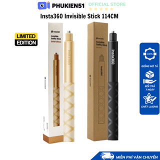 Gậy tàng hình 114cm Insta360 ONE X2/ X3 X4 Invisible Selfie Stick