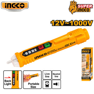 Bút thử điện kỹ thuật số đa năng thông minh 1000V INGCO VD100026 đầu dò điện áp cảm ứng dây pha không tiếp xúc dòng điện