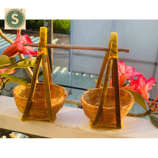 [Phụ kiện trang trí] [Phụ kiện chụp ảnh] Quang gánh tre trang trí