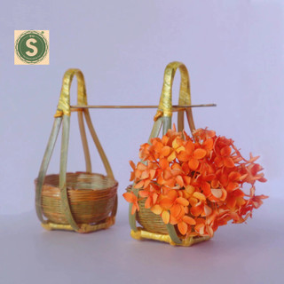 [Phụ kiện trang trí] [Phụ kiện chụp ảnh] Quang gánh tre trang trí