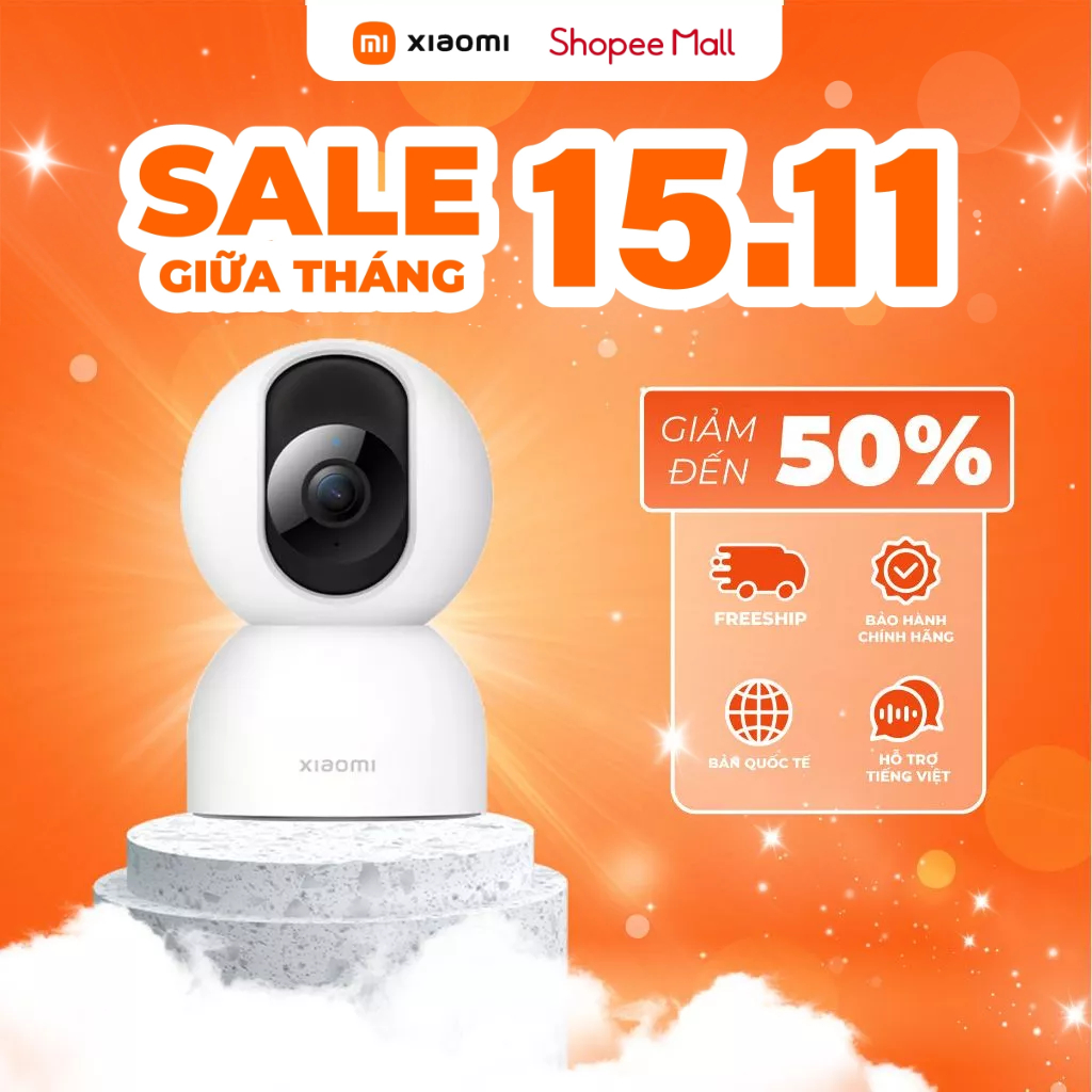 Camera quan sát Xiaomi C400 Smart 2.5K – Phiên Bản Quốc Tế