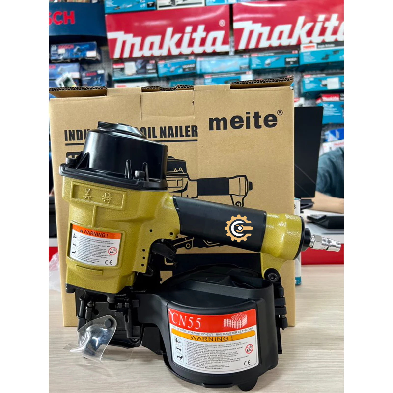 [Pallet Gỗ] SÚNG BẮN ĐINH CUỘN dùng hơi Meite CN55 [Hàng Chính Hãng]