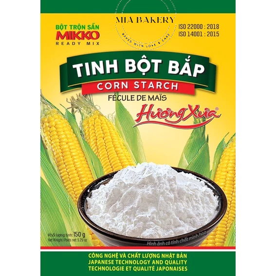 Tinh bột bắp 150g Mikko Hương Xưa - Hàng Chính Hãng Siêu Rẻ
