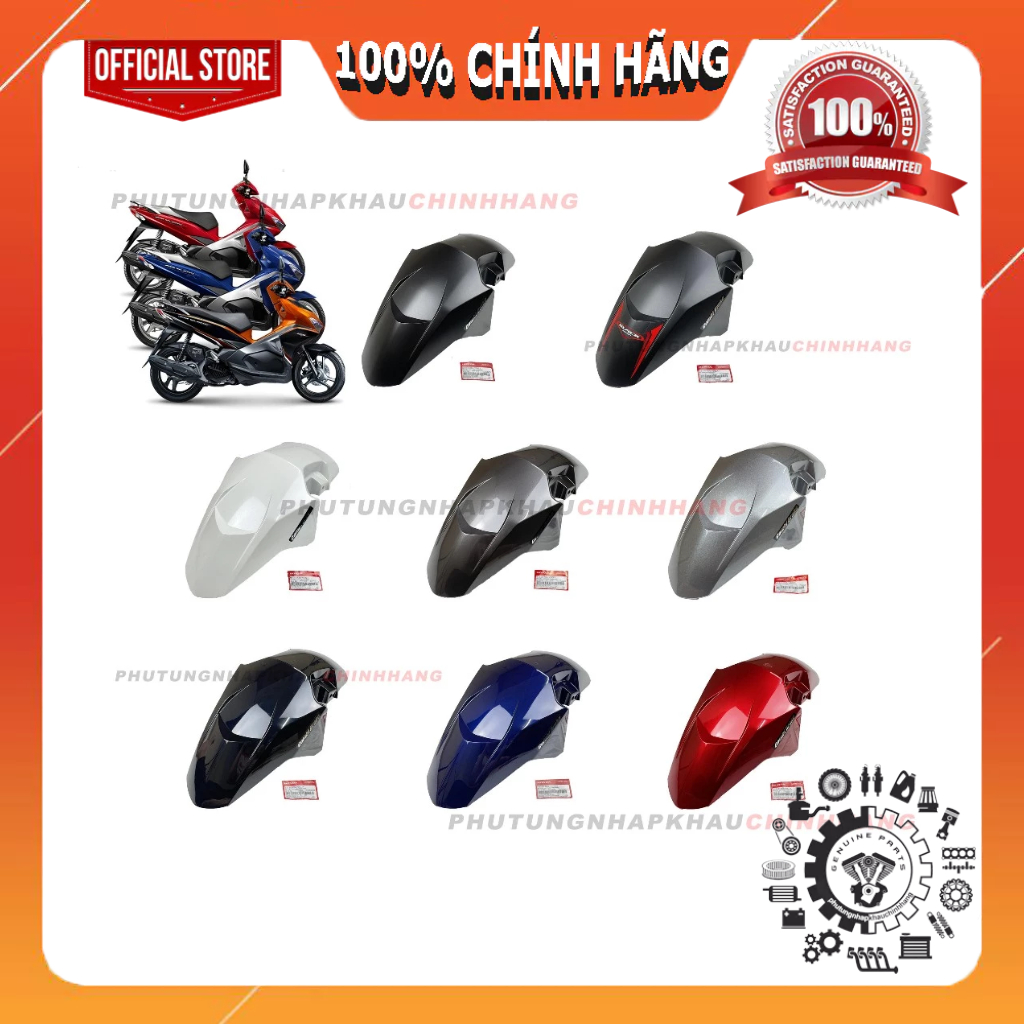 Dè trước Air Blade 125 2016 - 2019, Bộ chắn bùn trước AB 125 2017 2018 chính hãng - 61110K66V00