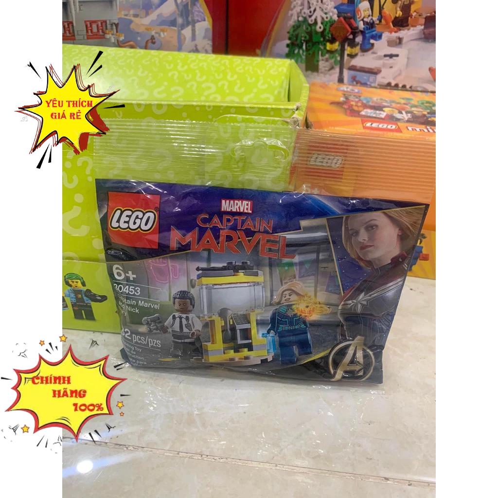 (HÀNG CÓ SẴN ) LEGO CAPTAIN MARVEL POLYPAG 30453