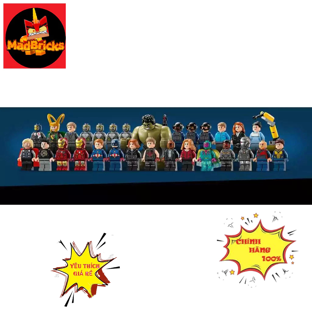 (MINI MARVEL) TÁCH LẺ MINI SET THÁP AVENGER 76269