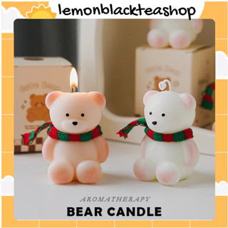  Nến Thơm Gấu Tuyết Để Bàn Trang Trí Merry Christmas Noel Giáng Sinh 