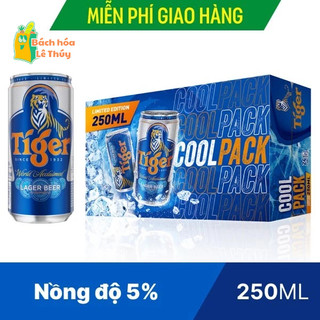 Thùng 24 lon bia Tiger lon 250ml