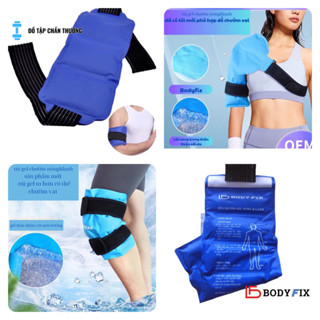 Túi chườm đá gel các loại đủ kích thước dùng được ở nhiều vị trí , có dây buộc