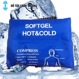 Túi chườm đá gel y tế - Dùng sau phẫu thuật, chấn thương, rộng 45x18cm tái sử dụng ( kèm dây buộc )p