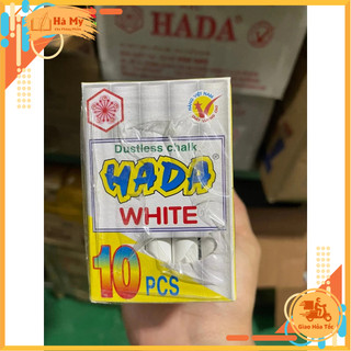 (Chỉ Giao Hỏa Tốc) Phấn viết bảng trắng - Phấn không bụi HADA