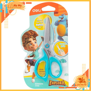 Kéo học sinh Deli 135mm - Explora - E77755