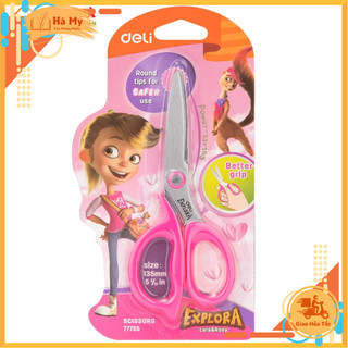 Kéo học sinh Deli 135mm - Explora - E77755