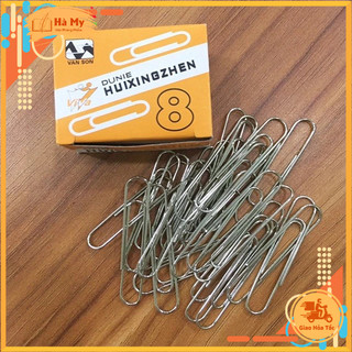 Combo 10 Hộp Kẹp giấy đầu tròn loại lớn C82
